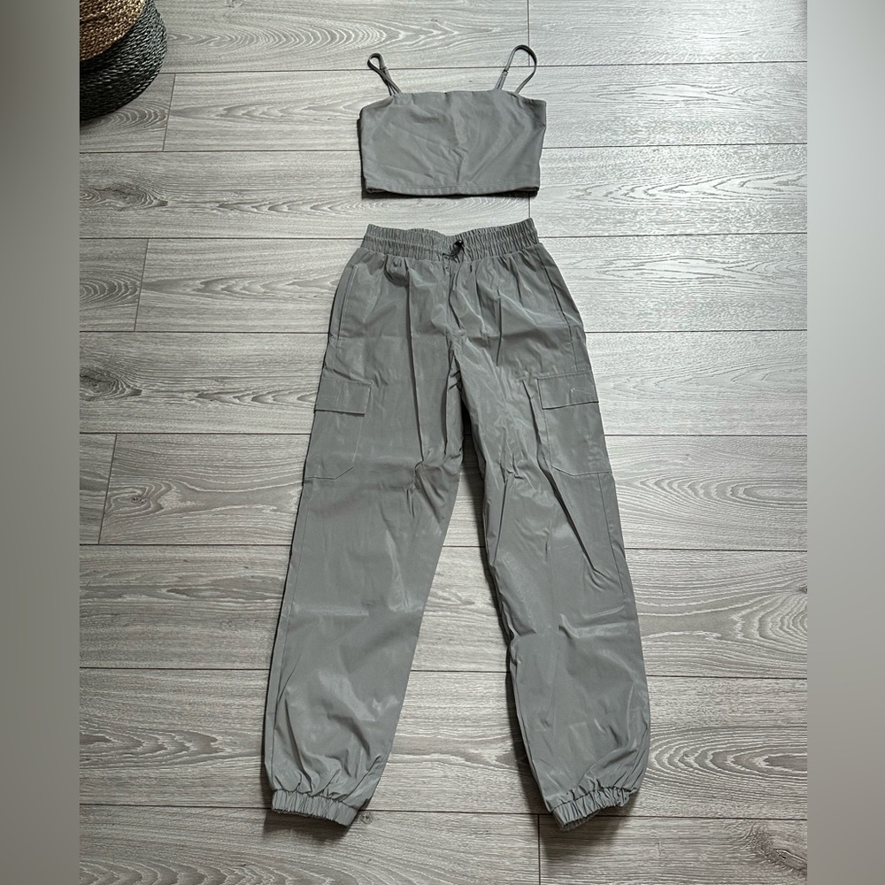Reflective pants and top set